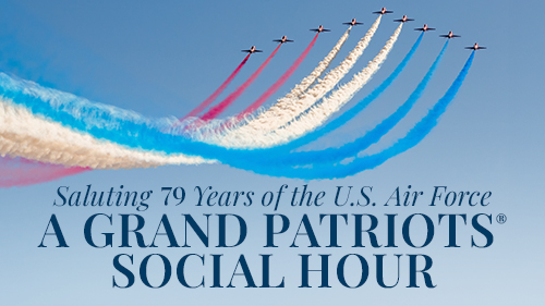 Grand Patriots Social Hour celebrating the U.S. Air Force’s 79th anniversary at Grand Living