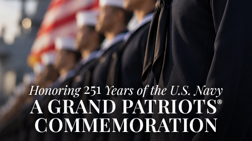 Grand Patriots Social Hour, Grand Living Georgetown events, U.S. Navy 251st birthday, MC Express live music