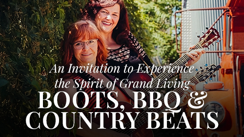 Boots, BBQ & Country Beats event at Grand Living at Indian Creek on September 11, 2026