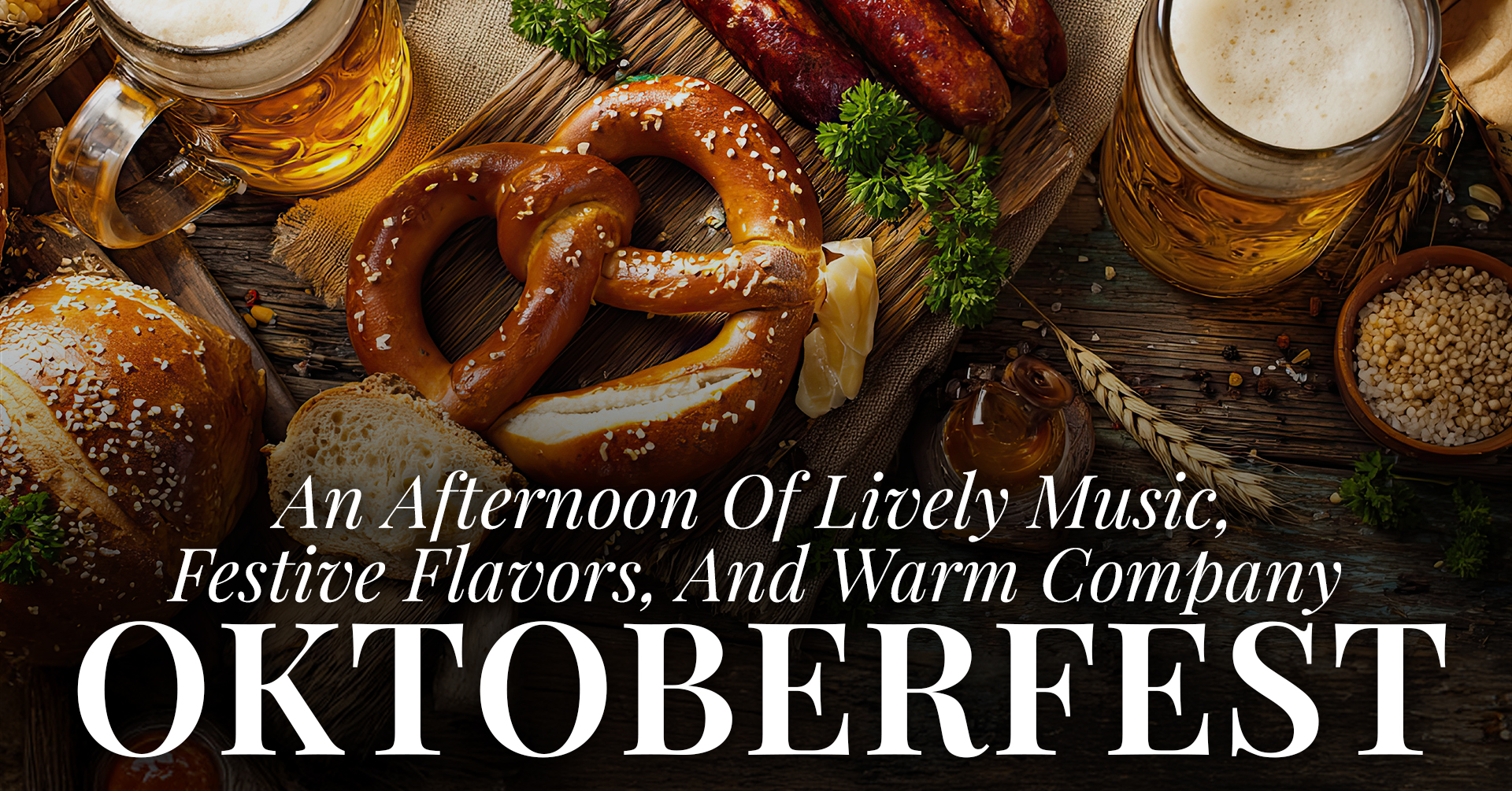 Oktoberfest celebration at Grand Living at Naples featuring German-inspired bites and seasonal drinks