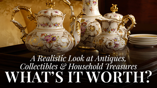Antiques and collectibles appraisal event on September 15 at 3:30 PM with Freeman’s Auction Gallery and Bluestar Move Management.