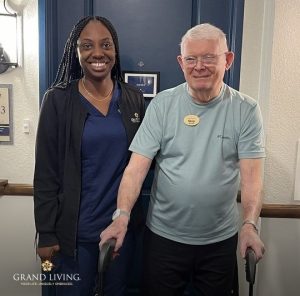 Grand Living's health and wellness team always provide personalized care.
