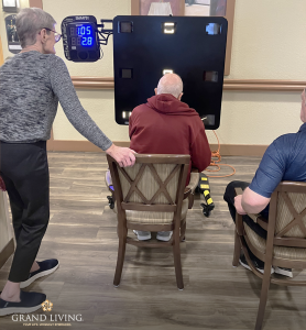 Grand Living residents enjoy and learn using SMARTfit® Technology.