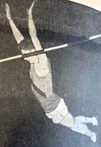 Jerry Proudfit, pole vaulting champion in high school.